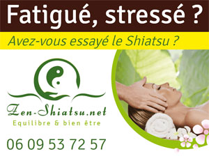 zen shiatsu pancarte pub